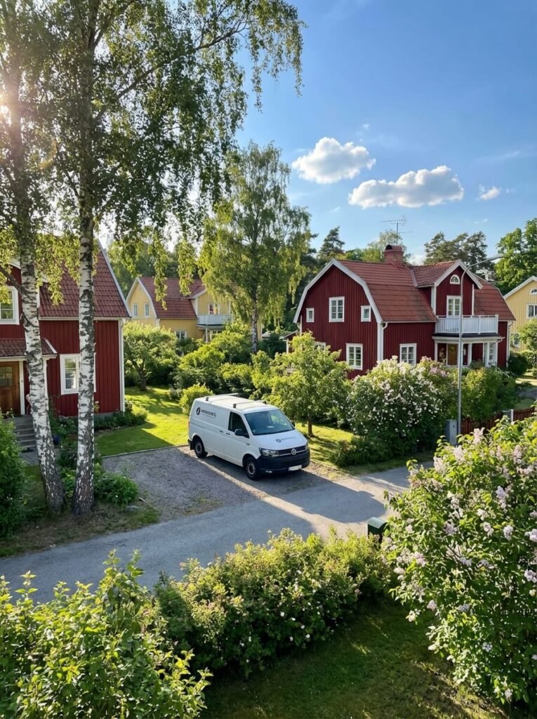 Villaområde i Täby – vi utför elarbeten i hela Täby kommun och närområdet